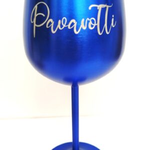 COPA VINO ALUMINIO CON NOMBRE