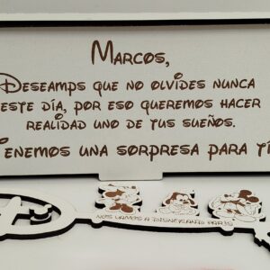 Caja llave sorpresa